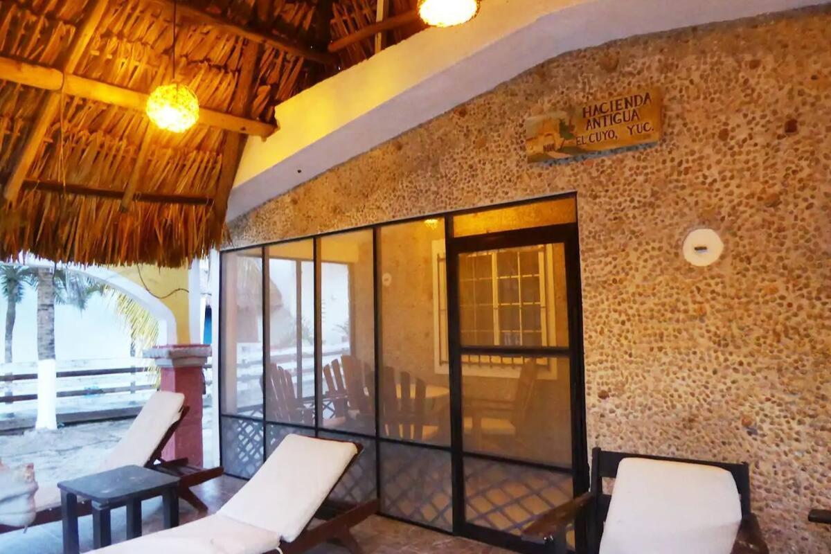 Hacienda Antigua Villa, 50M From Sandy Beach El Cuyo Eksteriør billede